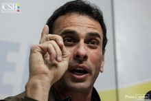 Capriles instó al Gobierno a tomar medidas para evitar una e...