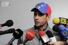 Capriles envía un mensaje a la comunidad internacional sobre...