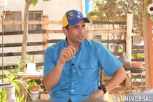 Henrique Capriles: "Cualquier cosa es mejor que la guer...