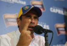 Capriles: No queremos golpe ni estallido social