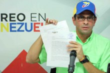 Capriles: Si Maduro renuncia, el 12 de enero asume el vicepr...