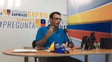 Capriles: La protesta de calle no es una amenaza a la paz