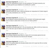 Capriles: BCV no publica datos de escasez desde enero que fu...