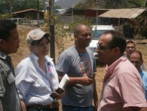 Alcalde Carlos Miranda inspeccionó tubería matriz que transp...
