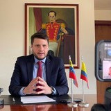 Eduardo Battistini felicitó al pueblo colombiano y sus insti...
