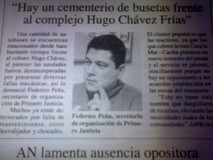 Federico Peña denuncia un “cementerio de busetas frente al c...