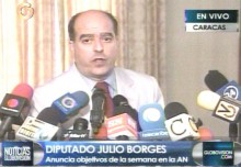 Julio Borges anuncia agenda para el debate de emergencia eco...