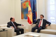 Mariano Rajoy recibió al presidente y al vicepresidente de l...