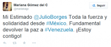 Comunidad Internacional solidaria con Julio Borges