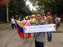 A pesar de la fuerte represión venezolanos protestaron contr...