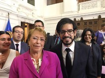 Miguel Pizarro conversó con la presidenta Michelle Bachelet ...