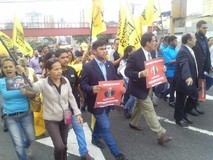 Conrado Pérez Linares protestó frente al TSJ para exigir ele...