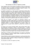 Primero Justicia exhorta a la comunidad internacional a resp...