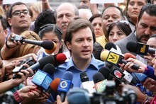 Ramón Muchacho: “Nadie nos sacará del camino democrático”