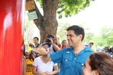 Carlos Ocariz supervisó obras del Plan 1.500 ejecutado simul...