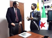 Carlos García recibió a encargado de negocios de embajada de...