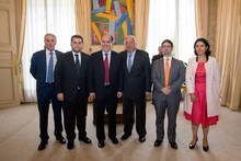 Julio Borges y Freddy Guevara se reunieron con el presidente...