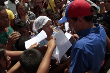 Capriles llamó al pueblo a no dejarse intimidar por amenazas
