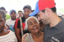Capriles inspeccionó obras de infraestructura social ejecuta...