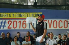 Capriles: Excluyeron nuestra firma pero el revocatorio va es...