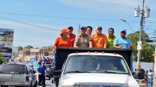 Jony Rahal acompañó a los candidatos del circuito 1 en la Ca...