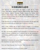 Comunicado de Primero Justicia acerca de la excarcelación de...