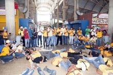 Primero Justicia Nueva Esparta realizó protesta contra la re...