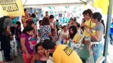 Justicieros alegraron a los niños de Puerto La Cruz