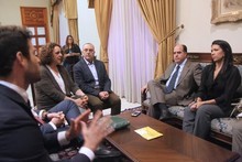 Julio Borges explicó a delegación parlamentaria de Italia la...