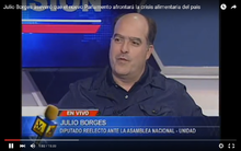 Julio Borges: Diputados del Psuv deben luchar por derechos d...