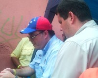 Julio Borges y Juan Carlos Caldera dialogaron con director d...