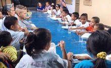 Karín Salanova llevó Plan madres contra el hambre a zona sur...