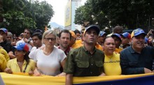 Ramón Muchacho frente a piquete de PNB: Las órdenes superior...