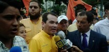 Tomás Guanipa: "Hoy salimos a exigir que haya un cambio...