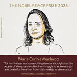 Julio Borges ante el Premio Nobel de la Paz otorgado a María...